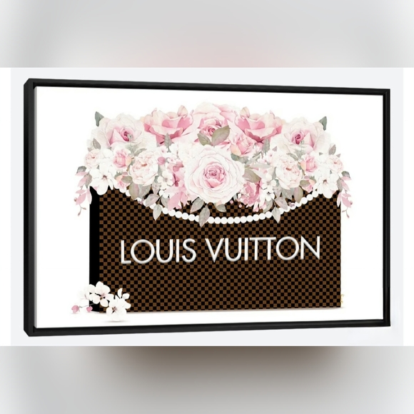 Louis Vuitton 8 1/2"x11" Framed Wall Art - Picture 1 of 1